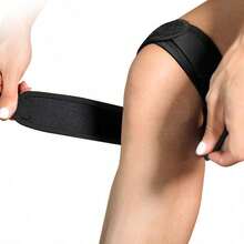 Adjustable Pressure Patella Knee Brace, Lightweight & Breathable, Unisex, Thick Sponge, Double Strap Pressure Knee Support - Multicolor - View 6