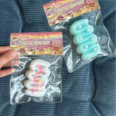 1pc Cream Stick Squeeze Toy - Stress Relief Toy - Soft Toy - Squishy Toy - Fidget Toy - Stitch Toys - Travel Toys - Classroom Fidget Toys - Mini Bath Toys - Christmas Stationery Stress Ball, Birthday Gift, Perfect Gift, Gift, Toys, Games, Easter Gift, Christmas Gift, Halloween Gift, Christmas Eve Gift