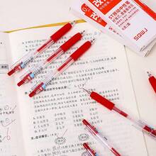 30 bút bi mực trung tính, bút bi gel viết trơn tru, khô nhanh, không lem mực, thích hợp để viết, đánh dấu, dùng làm văn phòng phẩm, đồ dùng học tập cho năm học mới. - Nhấn bút - Xem 3