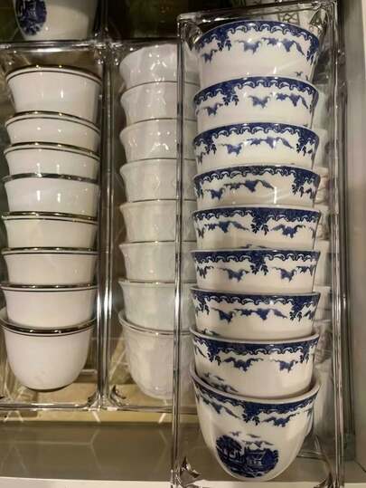 Universal Transparent Drawer-Style Cup, Fork And Spoon Storage Box, Desktop Organizer, Portable Drawer-Style Storage Box, Desktop Organizer, Cutlery Divider Box, Drawer-Style Storage Set