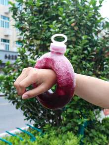 1个500毫升甜甜圈造型耐热奶茶杯 - 彩色 - 查看 5