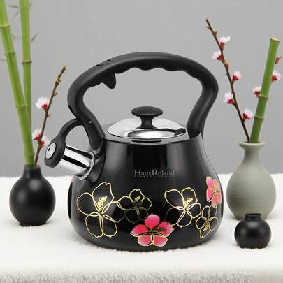 Haus Roland Ấm đun nước Hausroland 3L bằng thép không gỉ, tự động tắt, tương thích với bếp ga và bếp từ.