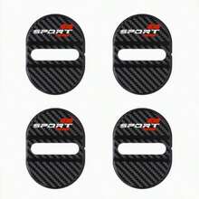 4pcs Car Door Lock Cover, Designed To Protect Locking Mechanism, Reduce Noise And Vibration, Suitable For Most Heavy Duty Vehicles - A - View 13