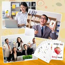 6张趣味感谢卡，尺寸3.94x5.91英寸，6款可爱食物双关语设计，是送给爱人、家人、朋友的完美贺卡，适用于情人节、母亲节、父亲节、圣诞节、课堂交换以及各种纪念日。 - 查看 10