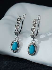 1 Pair Cross-Shaped Earrings, Delicate Unique Niche Earrings Suitable For Women's Daily Wear - Earrings - View 1