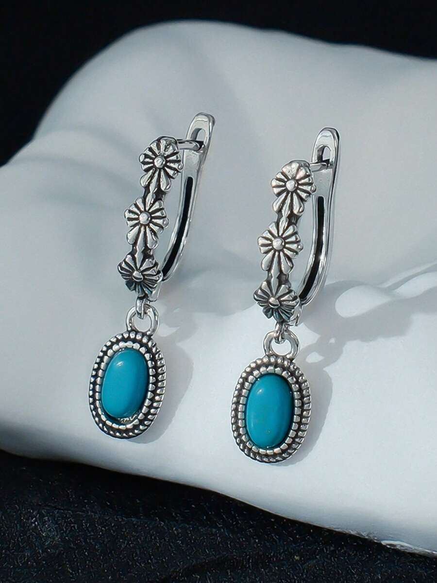 1 Pair Cross-Shaped Earrings, Delicate Unique Niche Earrings Suitable For Women's Daily Wear - Earrings - View 1