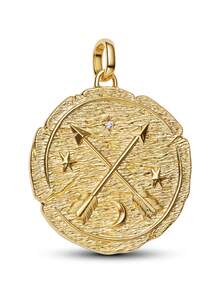 1个心形吊坠，镀银，适合手链项链，DIY礼物 - 彩色 - 查看 10