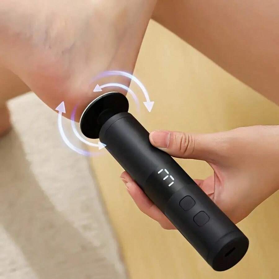 2-In-1 Electric 42MM Foot & Nail Grinder - USB Pedicure Device With 3 Speed Settings, LCD Display, 16 Interchangeable Heads, For Home Foot & Hand Care, Fast Charging, Ergonomic Design, For Feet, Hands & Nails, Multi-Functional Beauty Tool