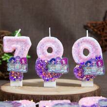 1pc Creative Birthday Candle Cake Cartoon Number Candle - Multicolor - View 4