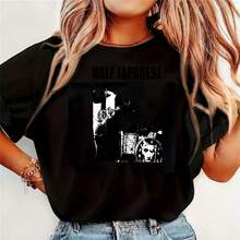 Half Japanese Rock Punk T Shirt Unisex Adult Womens Gift Cool Music Fashion Top Vintage Retro Tee G253 - Negro - Ver 8