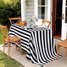 Tablecloths - Black and White - View 6