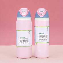 24/Oz/32 Oz Water Bottle Cup Vacuum Water Bottle Drinkware Tumbler Stainless Steel Thermal Mug Original Cold Hot Cup Owal'o - Multicolor - View 28