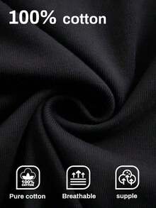 Plus Size Hellstars Cowboy Skull Show No Mercy Vintage T-Shirt Double Sided Printed (220g 100% Cotton T-Shirt),Summer Clothes, Men's Tops, Casual And Comfortable, Fashionable Graphic Tee, Unisex Style - Black - View 3