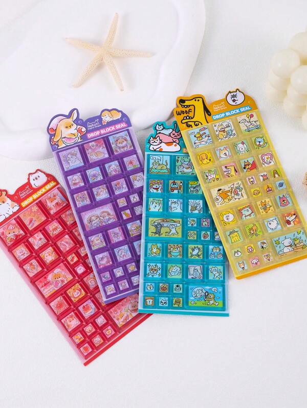 Cute 3D Animal Stickers, Suitable For Craft Decorations, Reward Stickers, Cartoon Stickers, Graffiti Stickers, Reusable, Great For Sticker Books. Also Applicable For Scrapbooking, Stationery Decoration, School Supplies, Handmade Stickers, And Diary Decoration.