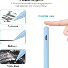 适用于 iPad 第 10 代和第 9 代的 Apple Pencil 手写笔 | 充电速度提升 2 倍,兼容 iPad 第 6 代至第 11 代(2018-2025 年款)、iPad Pro 12.9/11/13 英寸/M4、iPad Air 3/4/5/M2/M3、iPad mini 5/6、Apple Pencil 第二代,升级版手写笔,兼容 iPad 第 9 代和第 10 代,支持快速充电,兼容 iPad Pro 11/12.9 英寸(第 3/4/5 代),复活节春季礼物 - 彩色 - 查看 9