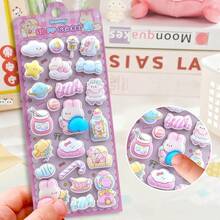 1 miếng dán 3D hình động vật hoạt hình dễ thương, hình dán giảm căng thẳng hình mũi để trang trí sổ kế hoạch, điện thoại - Quà tặng Phục Sinh, Quà Giáng Sinh, Quà Halloween, Quà đêm Giáng Sinh - Nhiều màu - Xem 13