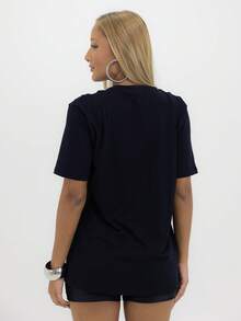 Men's Super Cotton Basic Plain T-Shirt - - màu đen - Xem 3