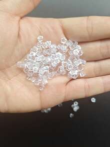 1 Box Of Approx. 365pcs Transparent Silicone Ear Plugs, Soft Silicone Earring Backs, Clover-Shaped Earring Fixers 5mm, Suitable For Fixing Earrings & Earring Posts, Low Allergy Silicone Earring Backs Replacement - Plum Blossom Shape - View 10