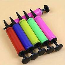 Hand-Operated Balloon Pump, Macaron-Colored Balloon Inflation Tool, Portable Air Pump. - View 6