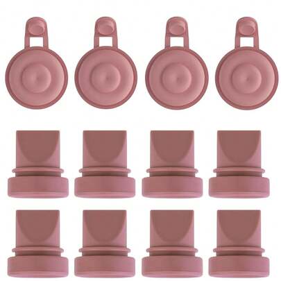 Conjunto de 12 válvulas de bico de pato e diafragmas de silicone de reposição para a bomba tira-leite portátil Momcozy M9, peças acessórias para M9, suprimentos para amamentação, compatíveis com as válvulas e membranas da bomba tira-leite Mommy Comfort.