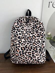 Cartoon Cow Print Backpack, Large Capacity, Casual Backpack For High School Students - Rectangle - View 8