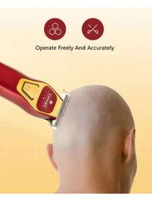 无线自理理发器，迷你修容套装，含不锈钢剪刀 - 彩色 - 查看 7