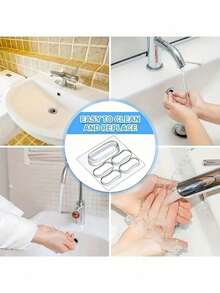 5pcs Toilet Seat Cover Set: Soundproof, Anti-Collision, Reusable, Oval Shape, Self-Adhesive - View 4