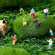 99pcs Miniature Painted Model Figures Set, 1:75-1:200 Scale - Train Station & City Scene Passengers, Dollhouse Role Play Characters, Perfect For Model Train Layouts & Architectural Projects - Multicolor - View 11