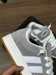 Women's Casual Stylish Men's Tennis Shoes With Flat Sole, Classic Traditional, Lightweight, Comfortable, Street Style - 淺灰色 - 查看 3