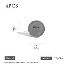 4pcs 304 Stainless Steel 18K Gold-Plated Multi-Style Adjustable Ring Tray Base DIY Charm Jewelry Making Accessories Women's Stainless Steel Jewellery Crafting Components - Ring Setting - View 14