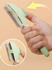 犬猫专用梳，解结除毛工具，宠物自清洁梳，按摩梳，宠物专用除毛梳。 - 查看 3