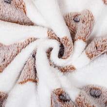 1pc Baby Blanket, Cartoon Print, 100% Polyester Fabric, Soft & Skin-Friendly, Absorbent, 75*100cm - Multicolor - View 7