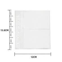 1本A7可爱天使活页收纳册，便携式Kpop偶像卡片照片卡册，迷你收藏整理本，追星和日常文具收纳的完美之选，返校季必备 - 天使相簿 - 查看 8