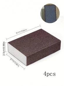 Sponge Cleaning Brush, Kitchen Pot Pan Dish Rust Remover Scrubber, Reusable Efficient Cleaning Tool - Diamond Sponge Eraser - View 8