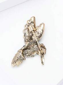 奢华水钻蜂鸟胸针 - 动物造型别针，适合女士休闲派对佩戴，也可作为珠宝配饰/朋友礼物或徽章装饰 - 蜂鳥 - 查看 6