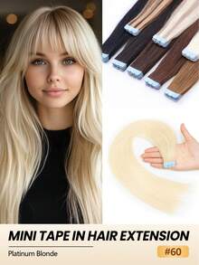Extensiones de cabello humano - Multicolor - Ver 20
