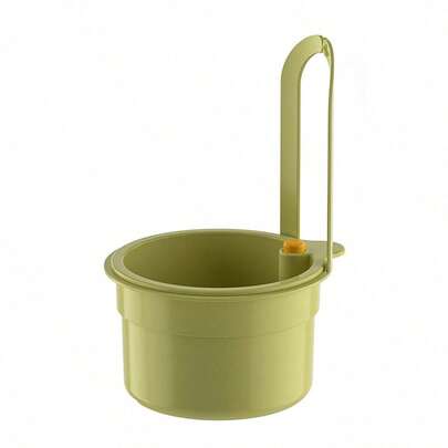 1 cái rổ lọc rác tự động một chạm, lọc cặn thức ăn, có thể treo trên bồn rửa, dụng cụ sắp xếp nhà bếp, rổ lọc rác gắn vòi, rổ thoát nước có thể tháo rời, thích hợp để thoát nước cho miếng bọt biển, khăn lau, xà phòng trong nhà bếp và phòng tắm.