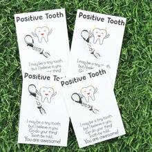 1 pieza/4 piezas Juego de llaveros de metal con diseño de dientes de dibujos animados, que incluye una tarjeta de felicitación con mensaje positivo sobre el cuidado dental, un regalo ideal para adolescentes para recordarles la protección de la salud dental y el cuidado de los dientes saludables - Plateado - Ver 9