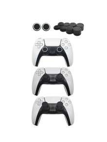 2pcs PlayStation5 Slim Disc Edition Console Silicone Protective Case + 1pc Controller Protective Case + 10pcs Controller Joystick Cap Set, Dust-Proof, Scratch-Resistant, Waterproof, Skin-Friendly Soft Silicone, Easy To Install And Store, Enhance Gaming Experience - View 9