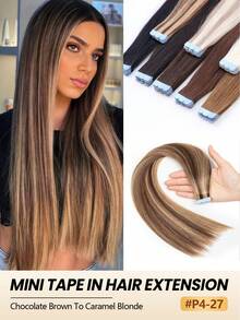 Extensiones de cabello humano - Multicolor - Ver 19