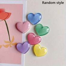 6/12pcs Cute Heart-Shaped Fridge Magnets And Whiteboard Magnetic Stickers, Suitable For Kitchen And Office Decoration, Wedding Magnetic Decor, Fridge Magnets, Kitchen Accessories, Home Decor, Mother's Day Gift - Multicolor - View 9