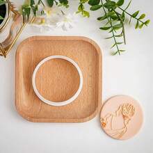 1pc Mother's Day Fondant Mold, Happy Mother's Day Acrylic Mold And Cutting Mold, Fondant Cookie Baking Tool - Multicolor - View 11