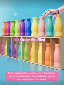 Memory Bottle Color Matching Game - A Strategic Floor Game Suitable For Icebreakers In The Classroom And Family Entertainment, Which Can Improve Cognitive Abilities. An Interesting Group Party Game, And Also A Unique Christmas Gift. - Multicolor - View 7