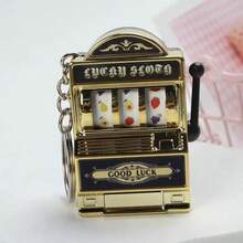 20pcs Slot Machine Keychain, Fun Stress Relief Lucky Charm, Toys For Men & Women - Multicolor - View 15