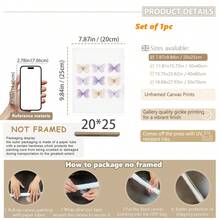 1幅防水帆布墙画，适合儿童房装饰、婴儿房、水彩蝴蝶图案、女孩卧室、紫色蝴蝶、婴儿用品 - 非常适合儿童房装饰、日托中心装饰、幼儿园装饰、男孩房装饰、女孩卧室装饰、婴儿房装饰 - 彩色 - 查看 27