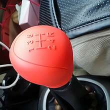 1pc Car Silicone Gear Shift Knob Cover, Anti-Slip Handle Protector, 6-Speed Manual Car Interior Accessory - 1 Piece Silicone Gear Shift Cover - View 8