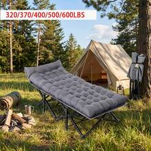 AORAN 75-Inch Folding Bed, Camping Bed, Portable Folding Guest Bed, Bearing 320/370/400/500/600 Lbs Adult Outdoor Travel Bed, Suitable For Patios And Camping Elegant Outdoor Furniture, Outdoor Only - 折疊床 - 查看 2