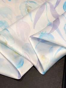 1件装春夏时尚百搭郁金香印花多功能围巾/领巾，适合日常、办公和度假场合 - 彩色 - 查看 8