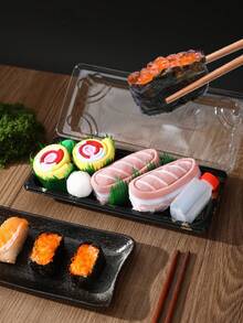 2双新款趣味多彩寿司主题中筒袜礼盒装，春夏新款男女通用运动袜，创意十足的食物灵感设计，针织面料，长款加厚柔软舒适，是生日、情人节、复活节、节日、嘉年华、约会、派对、假日等场合的完美礼物，独特个性的抽象日常休闲袜，流行的食物主题穿搭，适合所有季节，是情侣、朋友的绝佳礼物，非常适合度假、户外运动、健身房、居家、办公等场合。 - 彩色 - 查看 4