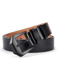 1/2条新款男士皮带，针扣皮带，休闲裤牛仔裤软皮皮带，耐磨耐用，商务风格 - 彩色 - 查看 6